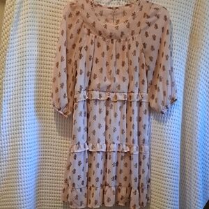 Wonder Nation Pink Floral Kids Dress Girls-14